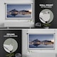 image 5 of 84" Manual Pull Down Projector Screen with Wall Mount