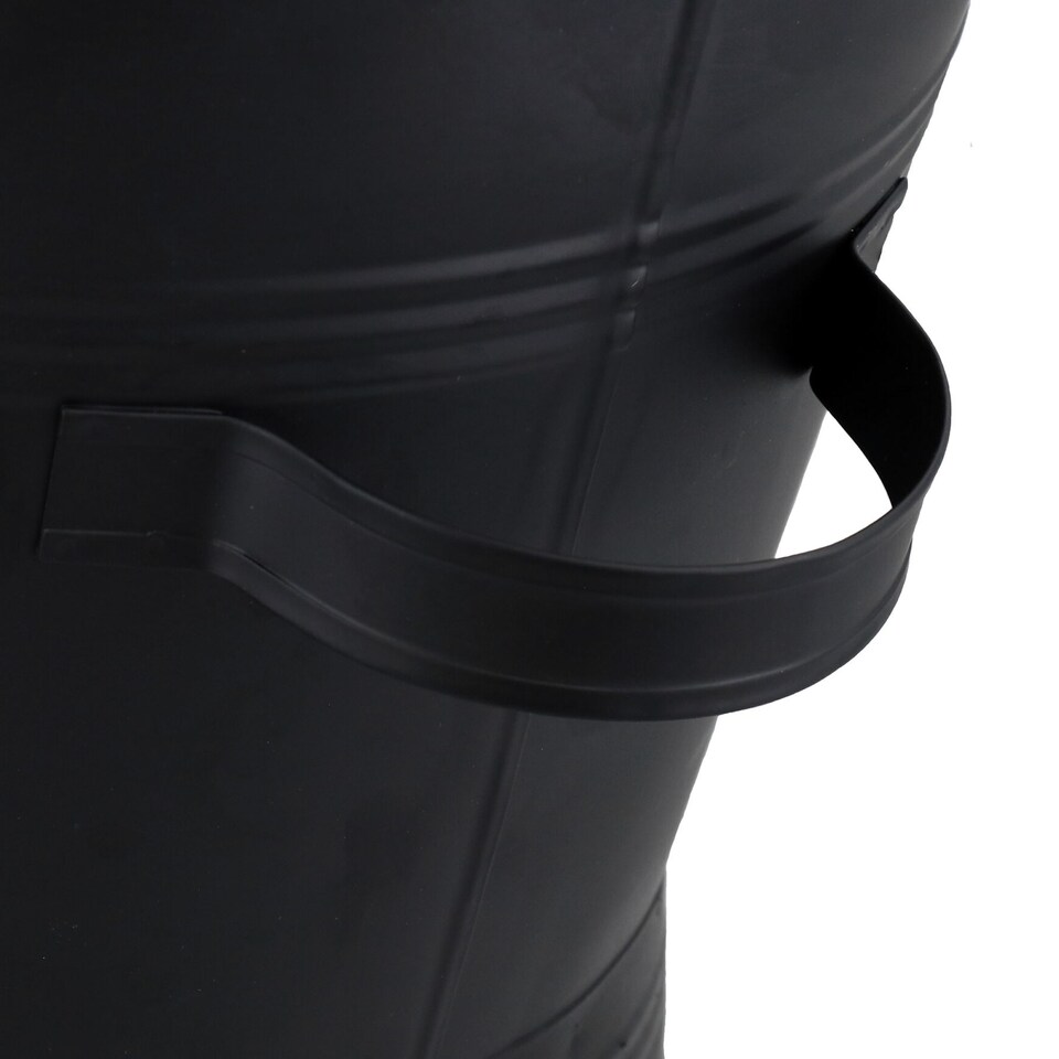 image 1 of Fireplace Waterloo Style Black Coal Log Burner Scuttle Bucket Wide Mouth Fire