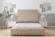 image 1 of Sloomy Ambassador Pebble Plush Bed Frame With Mattress With 50"  Upholstered Headboard 6' Super King