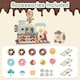 image 2 of Pretend Donut Shop Playset with Donut Maker Machine, Accessories & Music – Role Play Toy for Kids 3+
