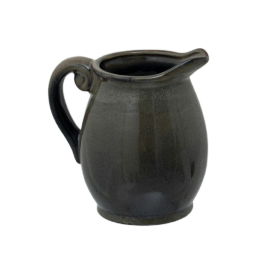 image 1 of Hill Interiors Olpe Vase - Olive - 22cm x 15cm x 16cm