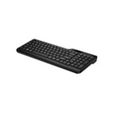 HP 475 - Keyboard - dual-mode, multi-device, compact, 2-zone layout, low profile key travel, 12 programmable buttons - wireless - 2.4 GHz, Bluetooth 5.3 - UK - jet black