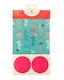 image 1 of Multipack of 6 Sheets of Wrapping Paper & 6 Tags | Birthdays | For Her | Just for You Design | Blue