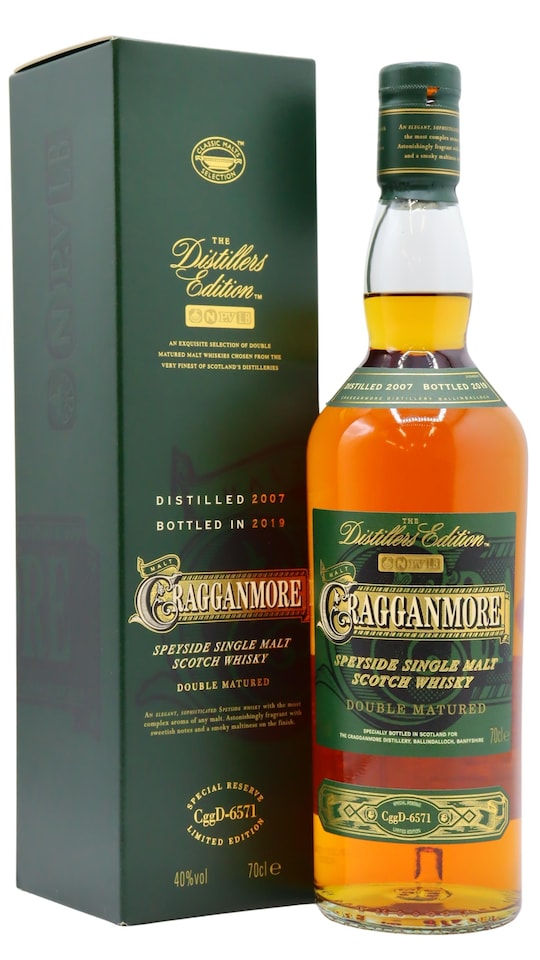 Cragganmore - 2019 Distillers Edition Single Malt Scotch 2007 12 year old Whisky