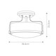 image 5 of Harper 3 Light Bowl Semi Flush Ceiling Light, Polished Chrome