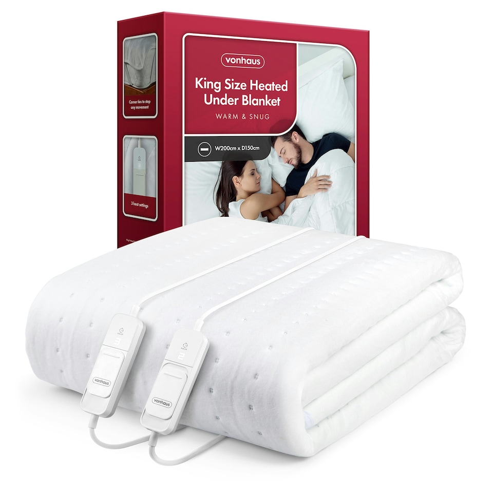 image 1 of VonHaus Electric Blanket for King Size Size Bed