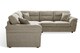 image 3 of Beige Chenille 2C2 Corner Sofa ELLIOT