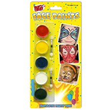 Party Crazy Face Paints (Pack of 5)