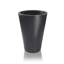 Primrose Polystone Calgary Black Tall Indoor Outdoor Garden Planter 89cm