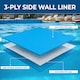 image 6 of 8ft Fast Set Family Swimming Pool Outdoor Garden Inflatable Pool