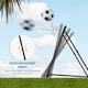 image 4 of HOMCOM Football Training Net, Target Goal W/ Adjustable Angles - Black | Black | Black
