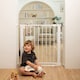 image 7 of Safetots SafeStep Gate, White, 96cm - 103cm, Extra Low Walkthough, 81cm Extra Wide Doorway, One Piece Extra Wide Baby Gate