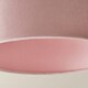 image 5 of ValueLights Reni Large Pink Velvet Pendant Shade Pink