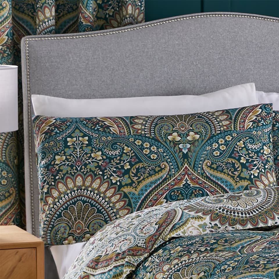 image 1 of D & D Palais Duvet Cover Set Teal