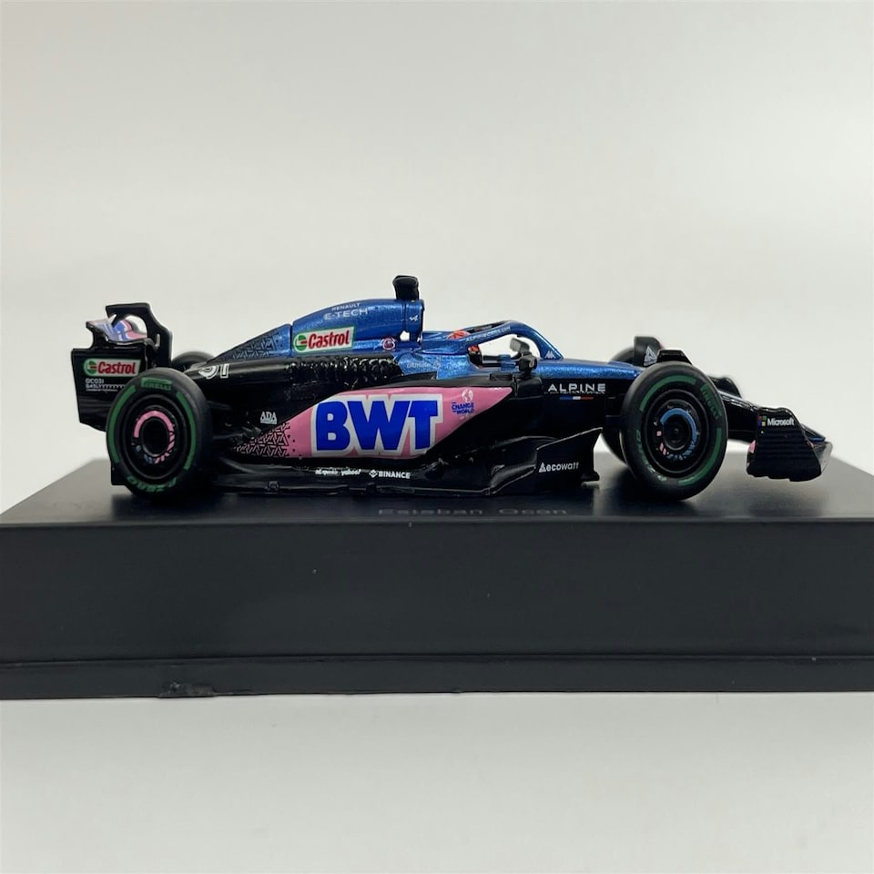 image 1 of Esteban Ocon Alpine A523 BWT Alpine F1 Team 3rd Monaco GP 2023 1:64 Spark Y284