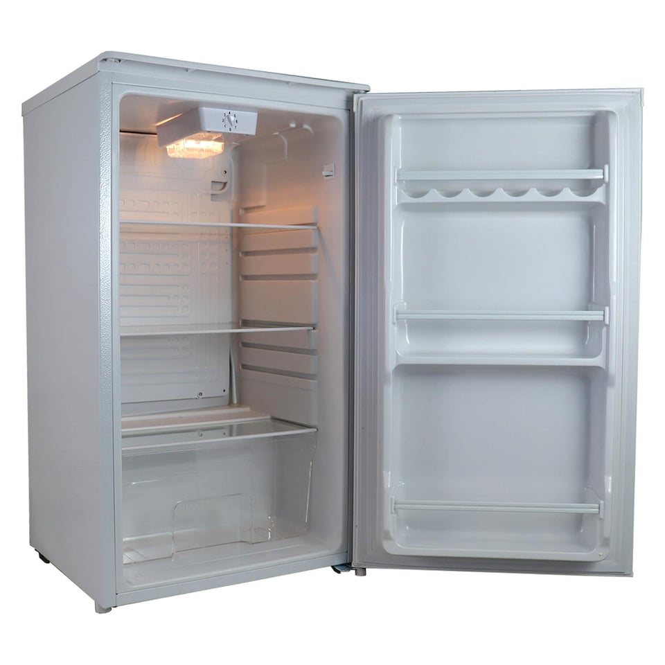 image 1 of Igenix IG3960 Freestanding Larder Fridge with 92 Litre Capacity, 2 Adjustable Shelves and Salad Drawer, Reversible Door, 48 cm Wide, White