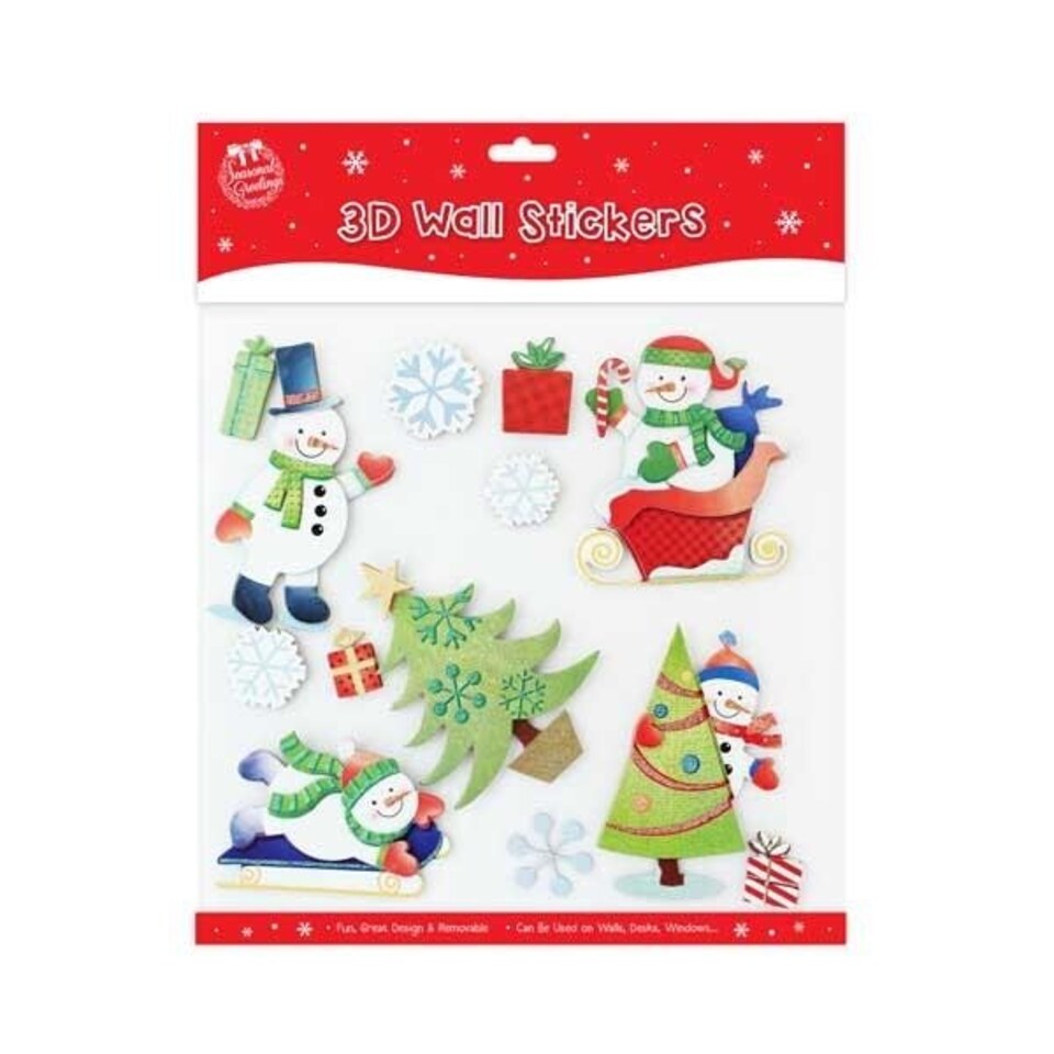 image 1 of Tallon Festive 3D Wall Stickers