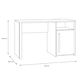 image 5 of Surfinio Dressing Table Study Desk Grey Catania Oak Decor Grey
