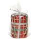 image 2 of 40hr Tartan Glitter Christmas Candle | Green | 1