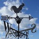 image 1 of Cockerel Weathervane - Solid Steel - W61 x H88 cm - Black