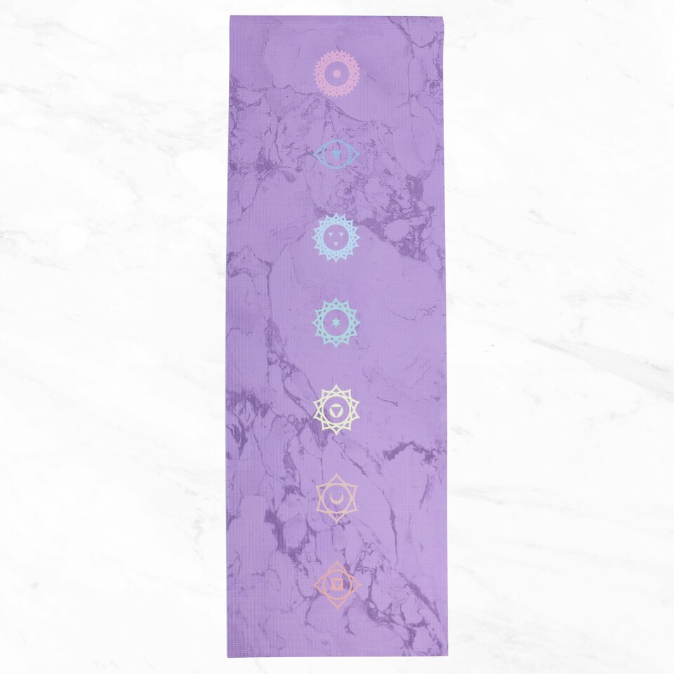 image 1 of Myga Chakra Printed Yoga Mat