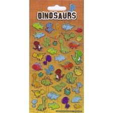 Paper Projects Reusable Dinosaurs Stickers - Multicoloured - One Size