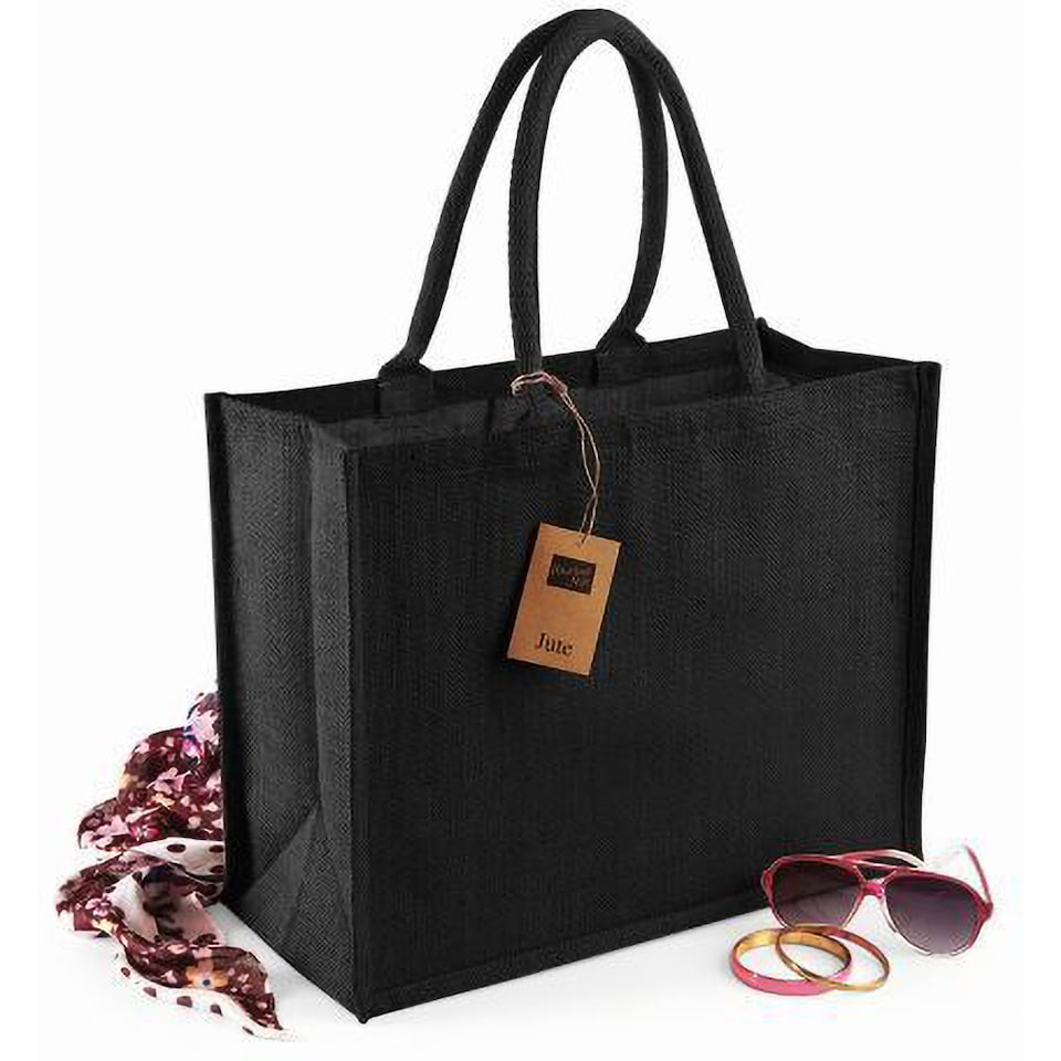 image 1 of Westford Mill Classic Jute Shopper Bag (21 Litres)