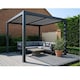image 6 of 3m x 3m Aluminium Pergola with Manual Louvre Roofing
