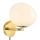 image 1 of Nordlux Shapes Indoor Wall Light Brass Metal Sensor E14 Hand Blown Glass - Plug In or Mains Powered , IP20