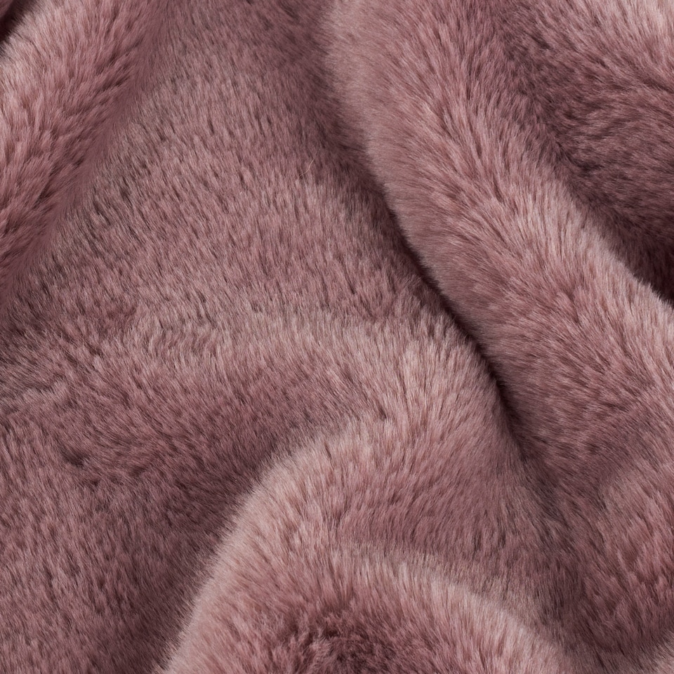 image 1 of Furn Kallu Double-Sided Faux-Fur Throw