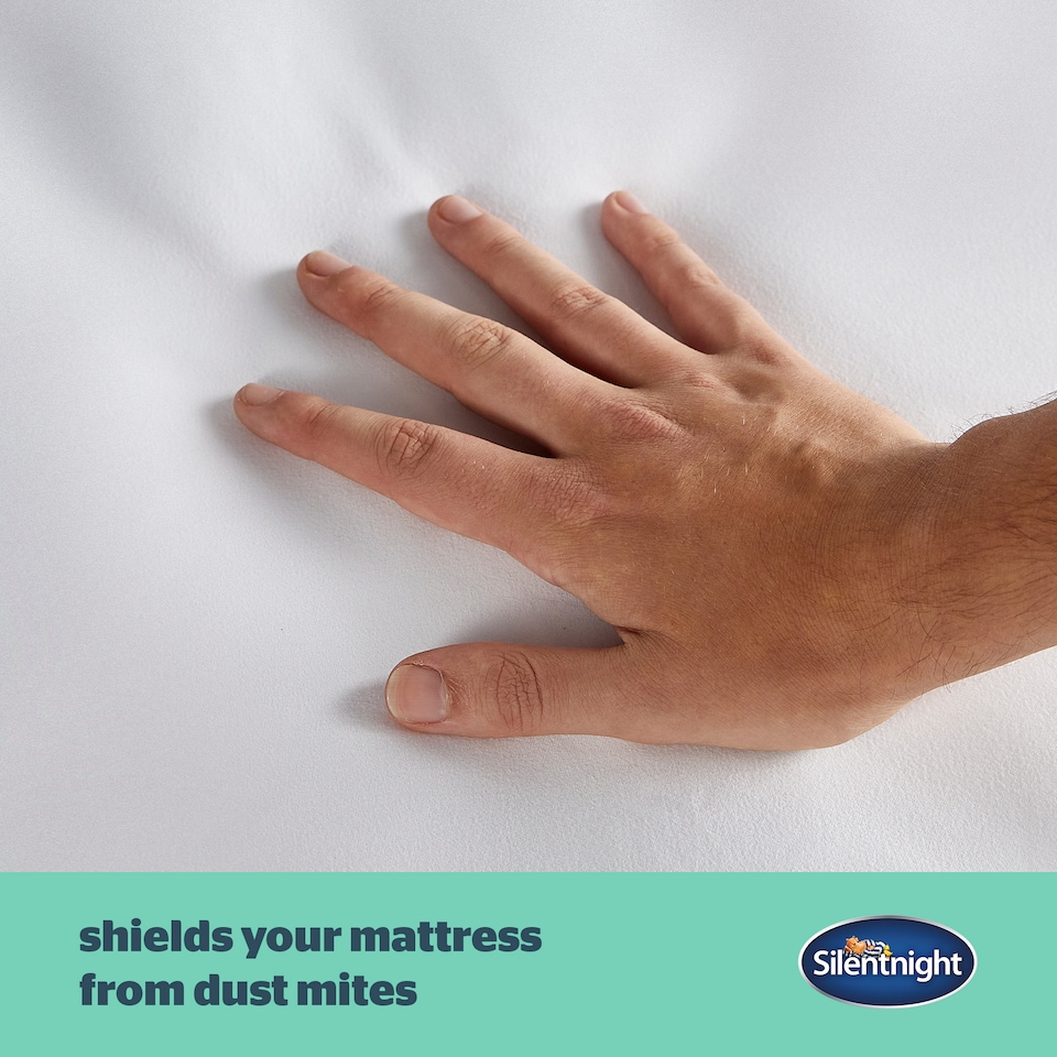 image 1 of Silentnight Waterproof Mattress Protectors, Pack of 2 | White | 2