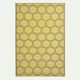 image 1 of Homescapes Outdoor Rug Luxury Waterproof Reversible, For Garden, Honeycomb | Yellow | Yellow