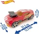image 3 of Hot Wheels NEW Car Storage 2in1 Race N' Haul free wheel Car Storage case with Retractable Handle - Stores up to 15 cars (cars not included) | Red