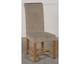 image 7 of Kuba 150 x 85 cm Medium Oak Dining Table and 4 Washington Fabric Chairs | Grey | Grey