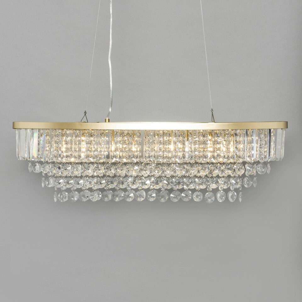image 1 of BHS Paladina Diner Ceiling Pendant, Satin Brass