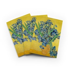 Van Gogh Irises Greeting Card Impressionist Floral Any Occasion Set of 3 Blank