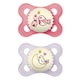 image 1 of MAM Night Soother Pink 0-6m 2Pk