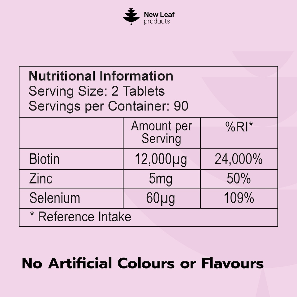 image 1 of Biotin Hair Growth Vitamins 12,000mcg, Enriched with Zinc 365 Tablets