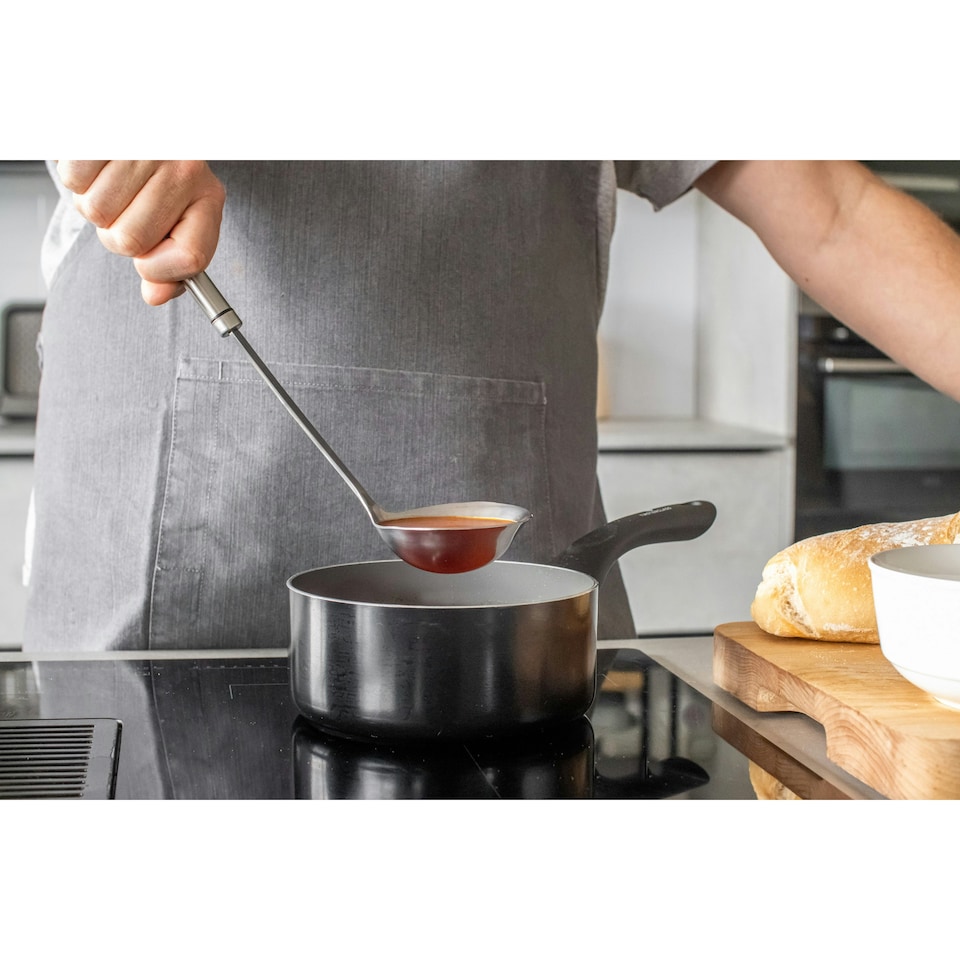 image 1 of KitchenCraft Soup Ladle Silver Stainless Steel 33cm