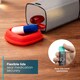 image 7 of Fineway Weekly Pill Organiser Morning/Evening with Storage Box - 7 Day Colour-Coded - Transparent