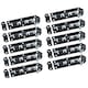 image 1 of 4" Jumbo Tower Bolt Sliding Shoot Bolt Latch Catch for Sheds Gates Doors 10pc Black