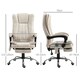 image 3 of Vinsetto 6-Point Vibrating Heat Massage Chair w/ Microfibre Charcoal Grey