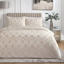 Soiree Belfort Duvet Cover Set Champagne