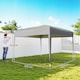 image 5 of Outsunny 3 x 3M Garden Pop Up Gazebo Height Adjustable Marquee Party Tent Wedding Canopy with Carrying Bag, Grey