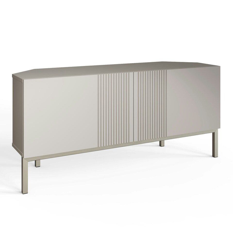 image 1 of Frank Olsen Furniture Iona Corner TV Cabinet Mulberry | Pink | mullberry | 1
