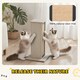 image 6 of PawHut Cat Scratching Post, 63 cm Tall Scratcher with Replaceable Scratching Board, Top Perch, Natural Sisal Scratch Mat, for Large Cats and Kittens, Oak