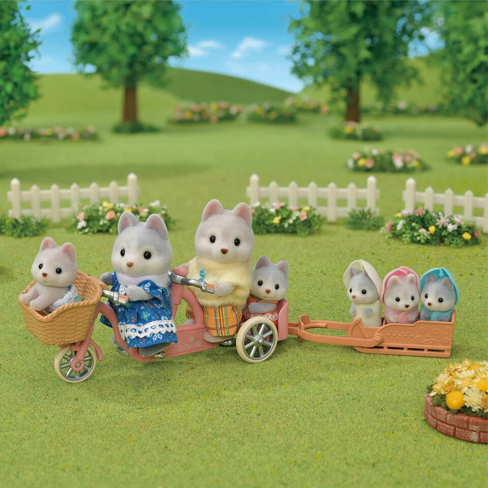 image 1 of Sylvanian Family -Husky Family /Toys - Sylvanian Families - 109654