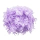 image 2 of Eye-Catching and Modern Small Lilac Feather Decorated Pendant Lighting Shade | Purple