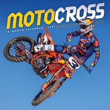 Motorcross Calendar 2027, Wall Calendars, Month To View, Sports, Gift