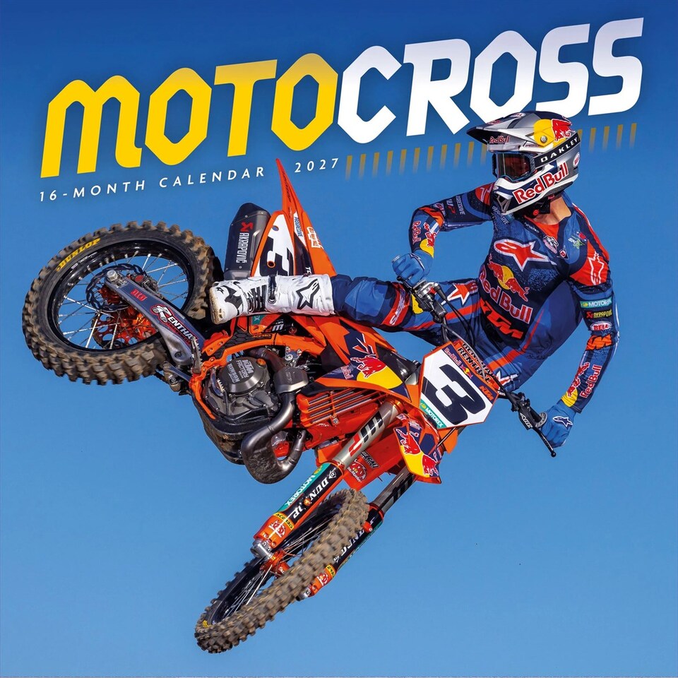 image 1 of Motorcross Calendar 2027, Wall Calendars, Month To View, Sports, Gift
